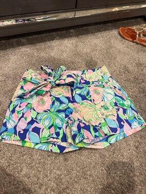 Lilly Pulitzer Floral Tie-Waist Women’s Shorts
